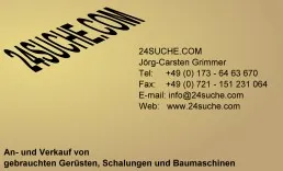 An- und Verkauf von Gebrauchtgerüst – bundesweit!