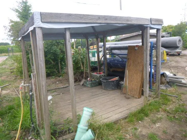 Gartenpavillion aus Holz