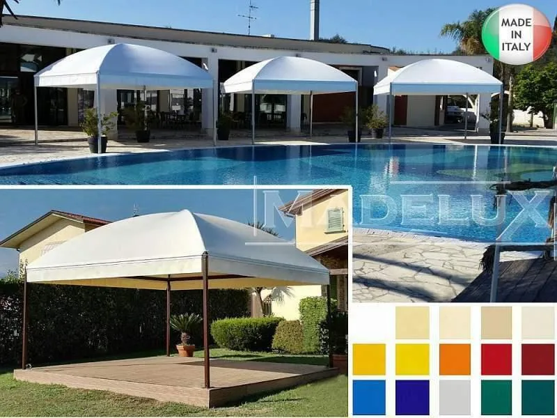 Pavillon Gartenzelt neu Dach personalisiert zertifiziert Pvc 3x4m