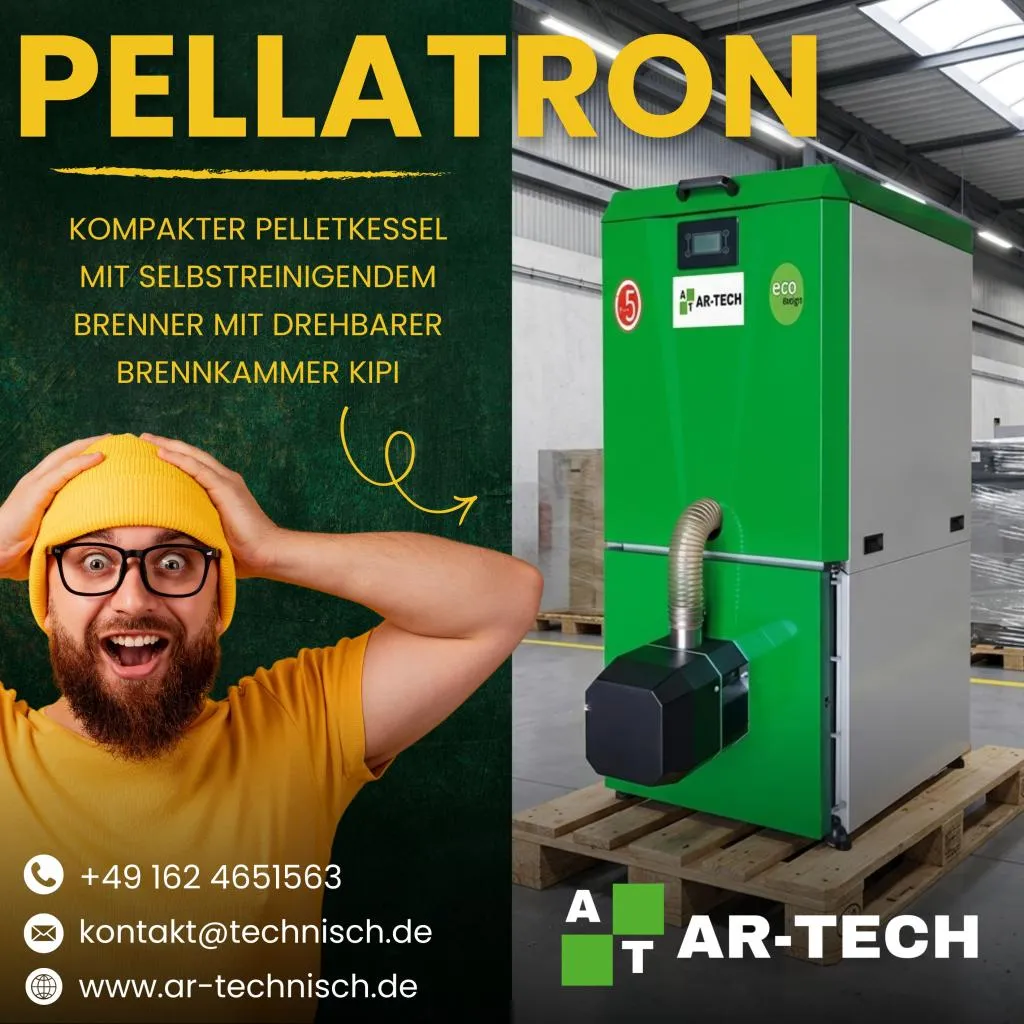 Moderner Pelletkessel - Pellatron 25 kW